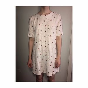 &Other Stories embroidered white dress